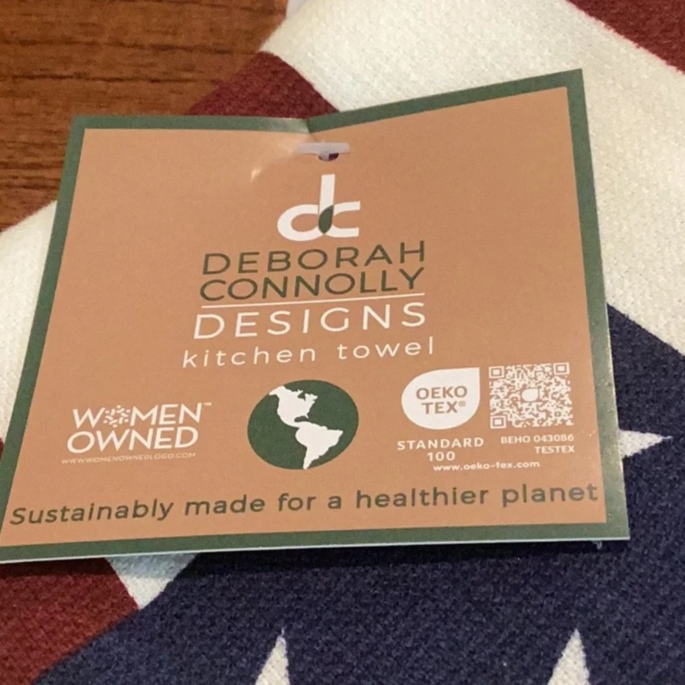 American Flag Themed Kitchen Towels -set of 3 towels